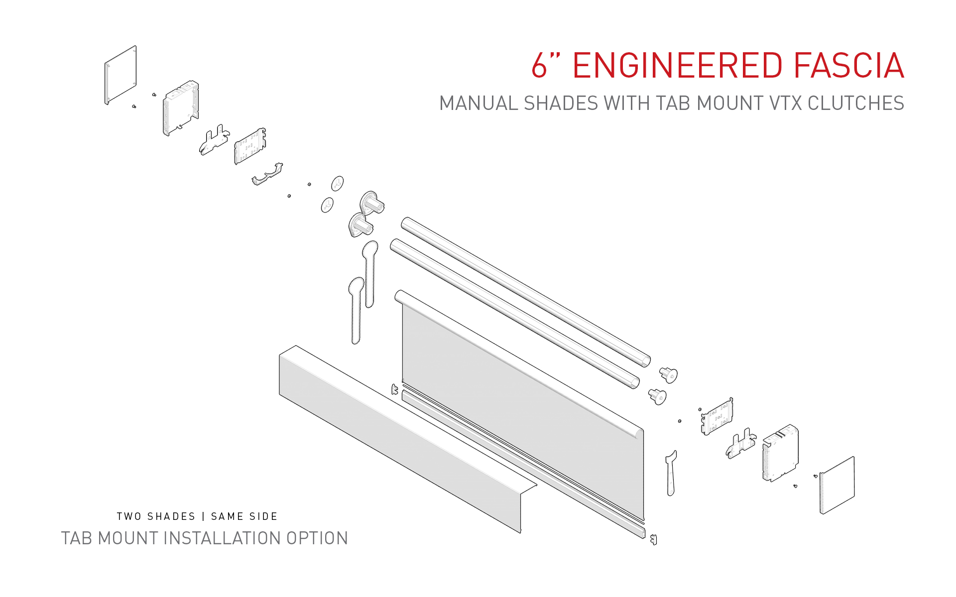 Vertilux Blinds & Shades® 6" Engineered Fascia System